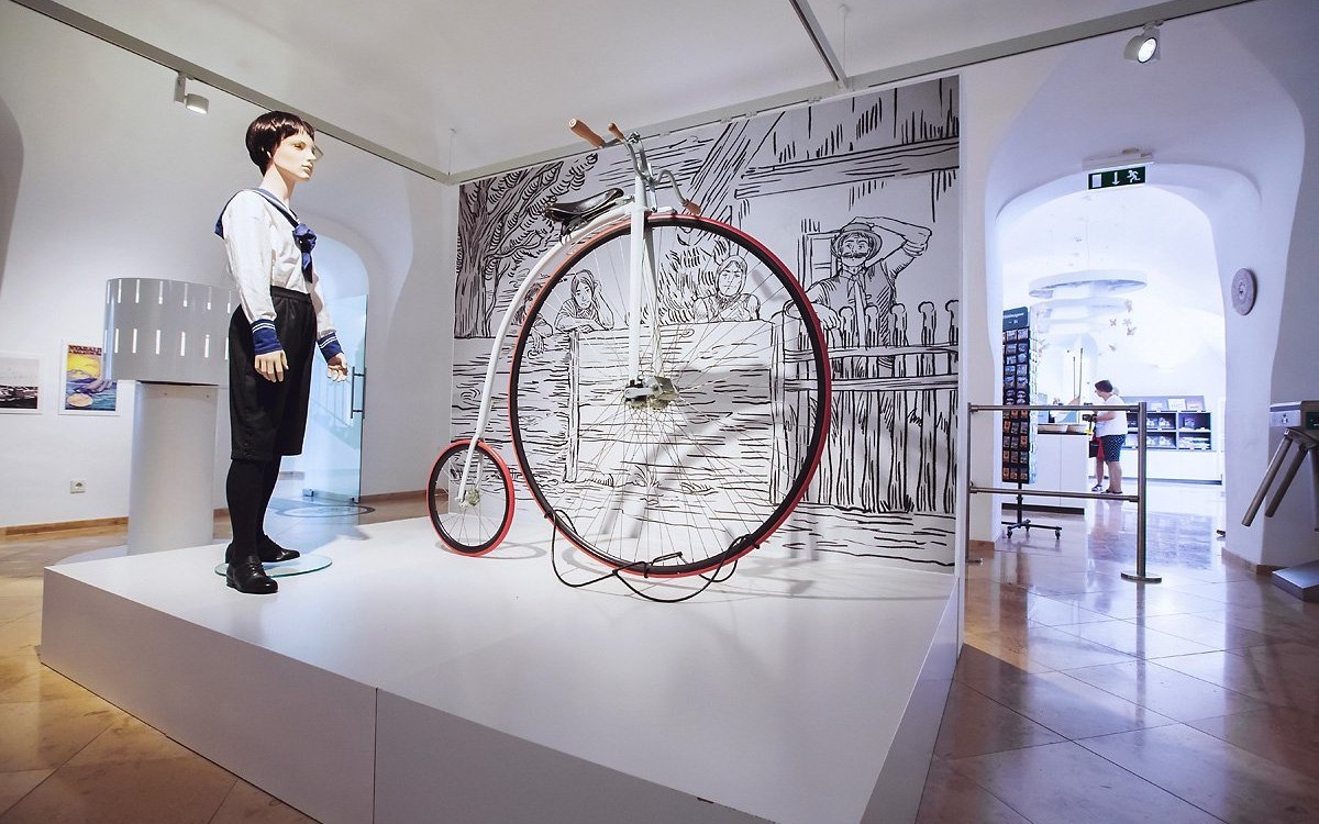 The Velocipede, the forerunner of today's bicycle
