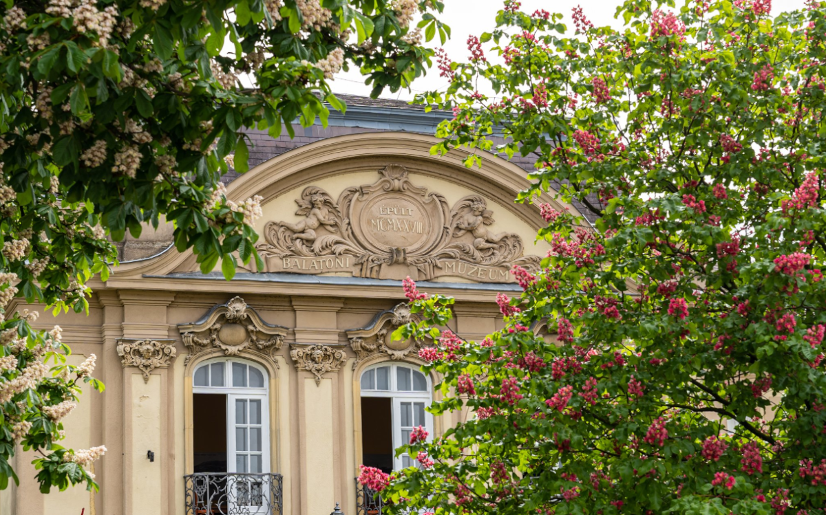 Balaton Museum Keszthely - Building with Chestnut Flowers