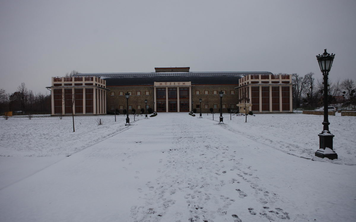 A múzeum épülete télen