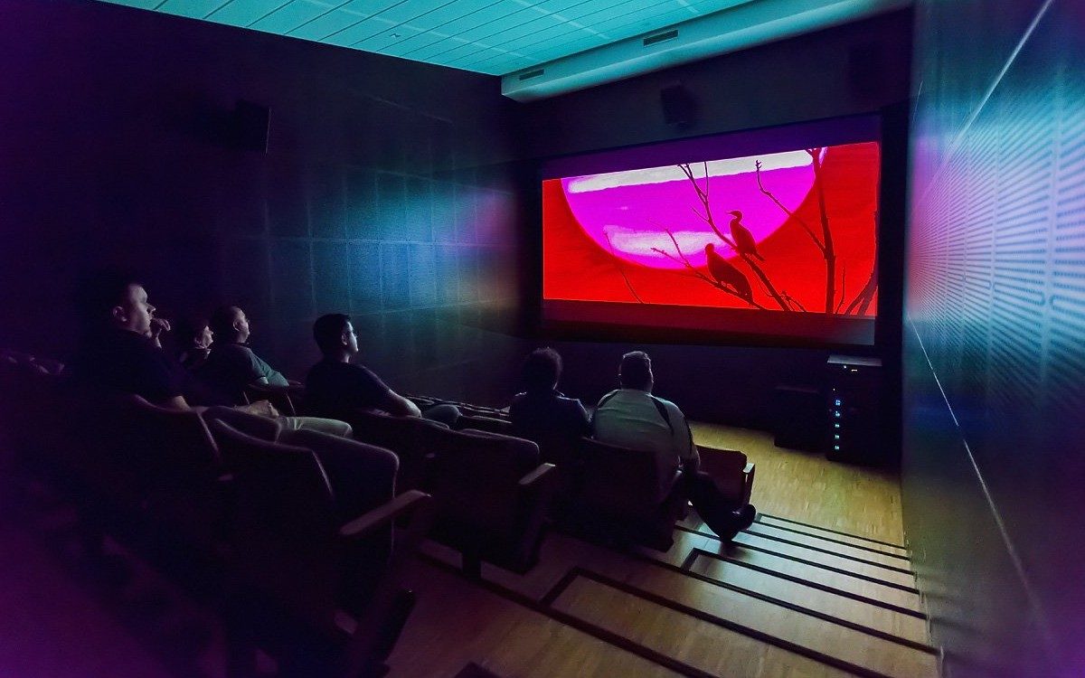 Es erwartet euch ein Kino im interaktiven Besucherzentrumn