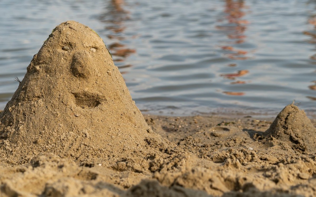 Cheerful Sand Sculpture