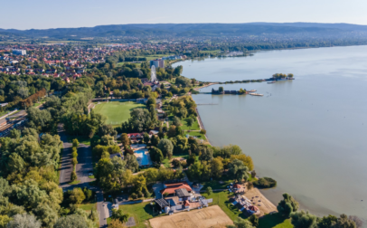 Lake Balaton and the Keszthely Bay
