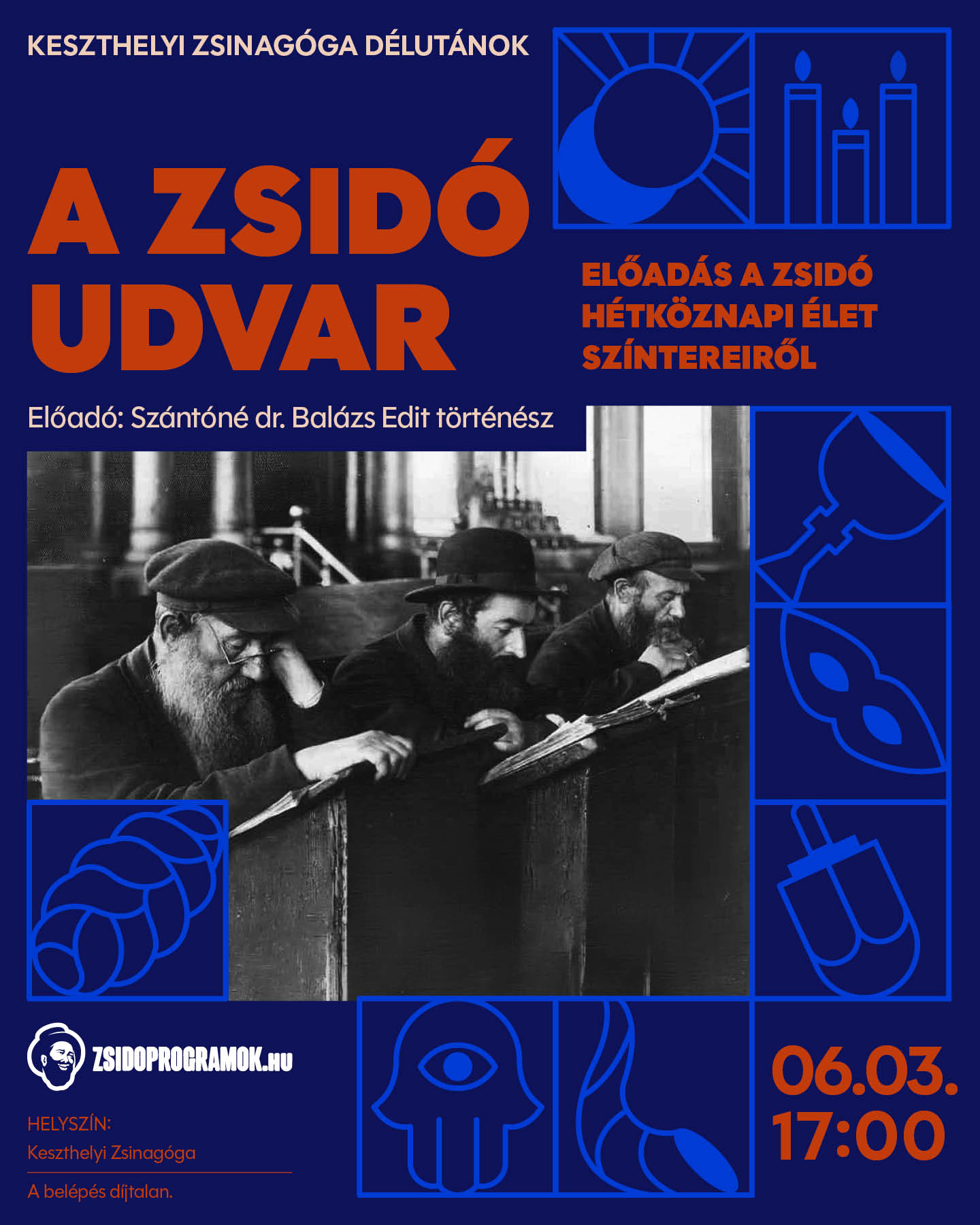 A zsidó udvar – előadás a hétköznapi élet színtereiről
