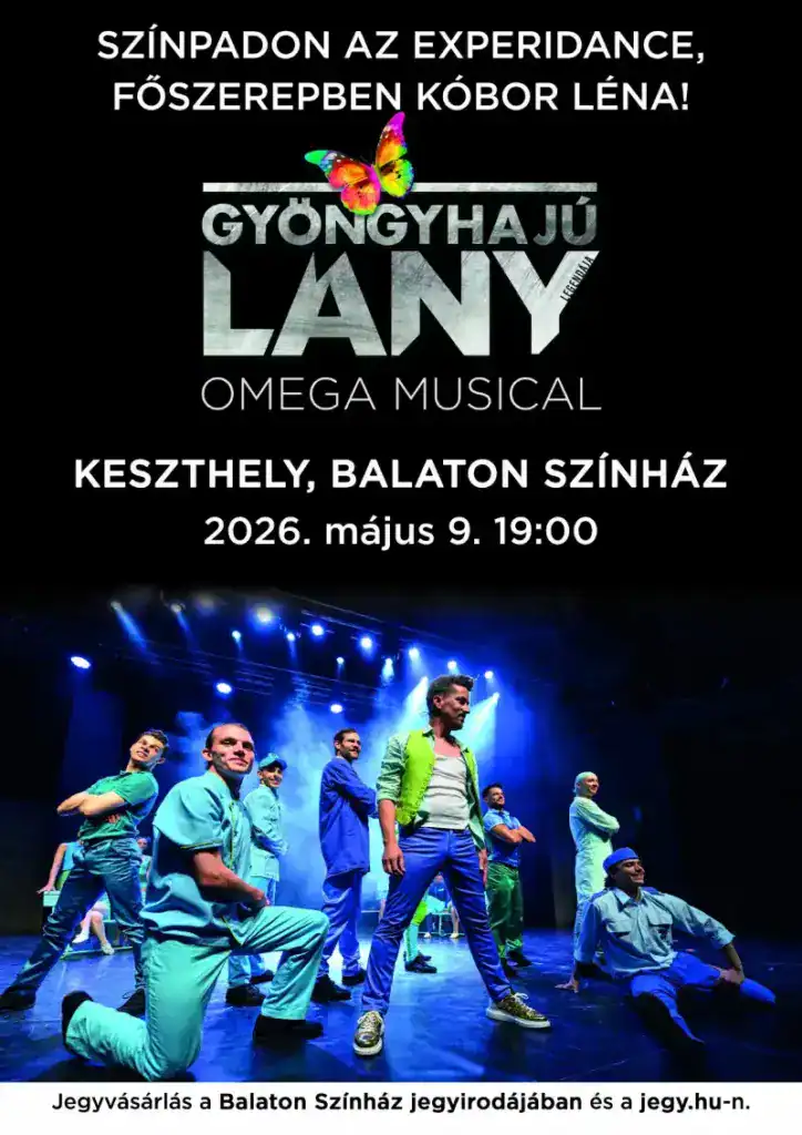 Omega: Gyöngyhajú lány musical plakát