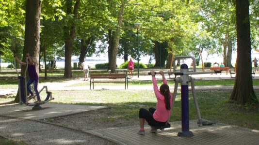 Fitneszpark és szabadtéri edzőterem Keszthelyen, Csík Ferenc sétány