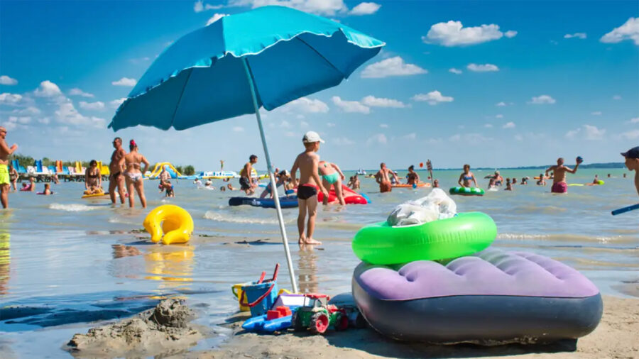 Keszthelyen a Balaton egyik legkomplexebb strandkínálata