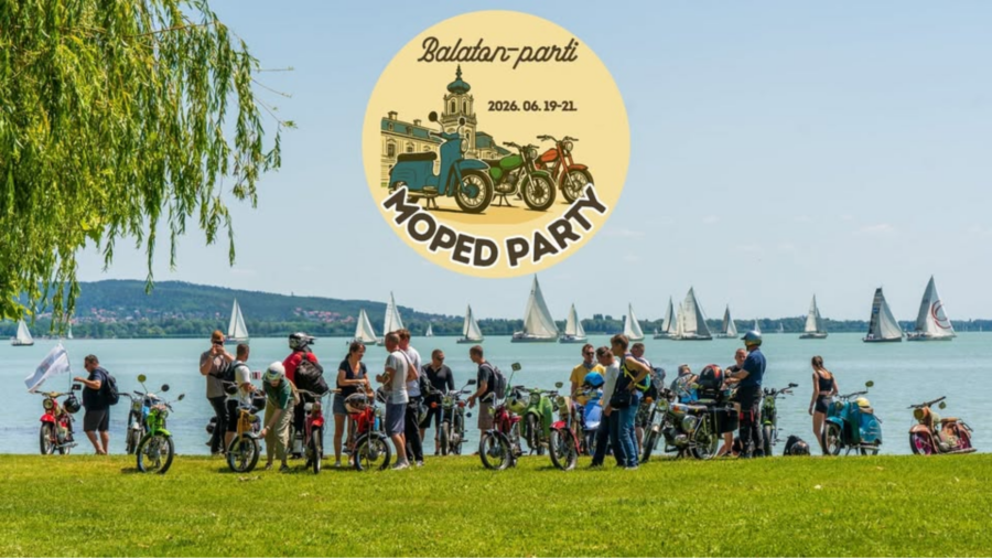 Balaton-parti Moped party 2026