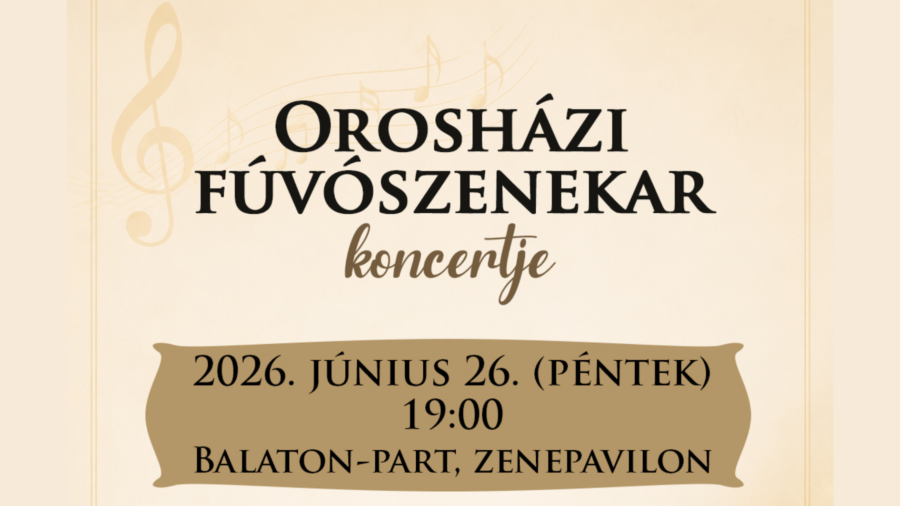 Az Orosházi Fúvószenekar koncertje