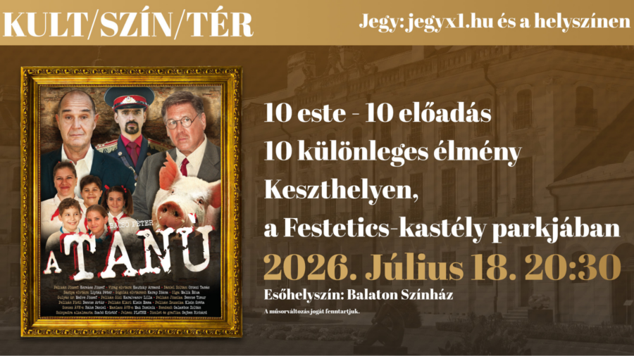 KULT/SZÍN/TÉR – Bacsó Péter: A tanú