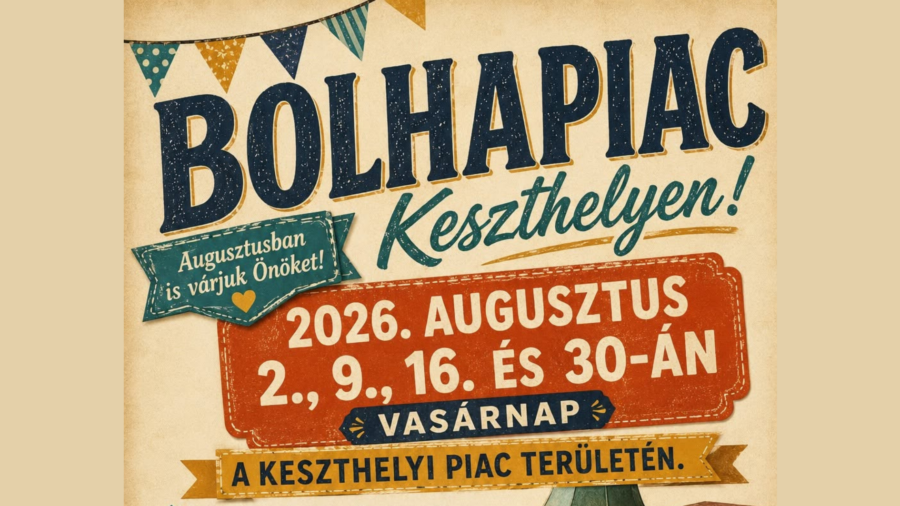 Bolhapiac Keszthelyen augusztusban