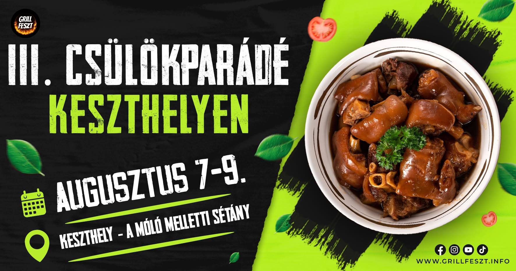 Keszthely csülökparádé augusztusban