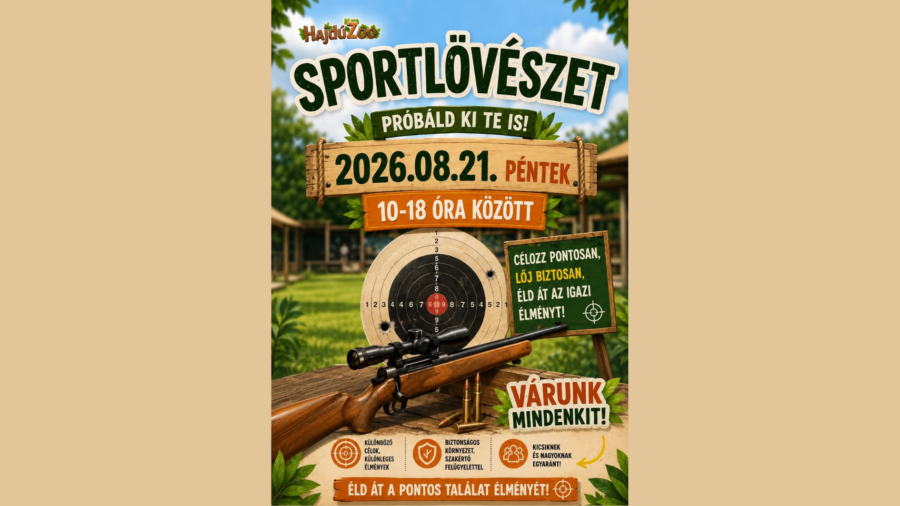 Sportlövészet a HajdúZoo-ban