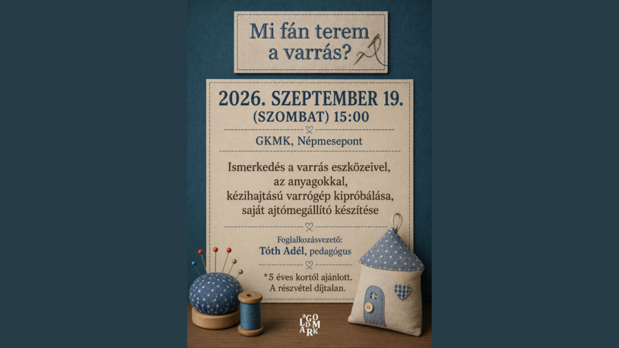 Mi fán terem a varrás? - Foglalkozás Tóth Adéllal