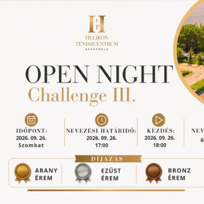 Open Night Challenge páros teniszverseny Keszthely