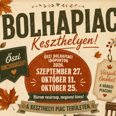 Őszi bolhapiac Keszthelyen