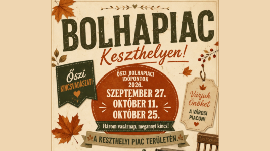 Őszi bolhapiac Keszthelyen