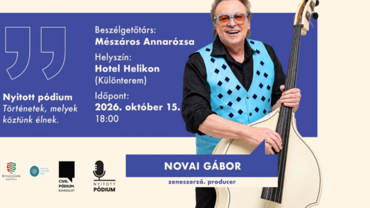 Nyitott pódium Novai Gáborral