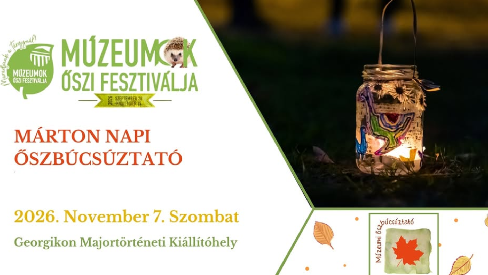 MÁRTON NAPI ŐSZBÚCSÚZTATÓ