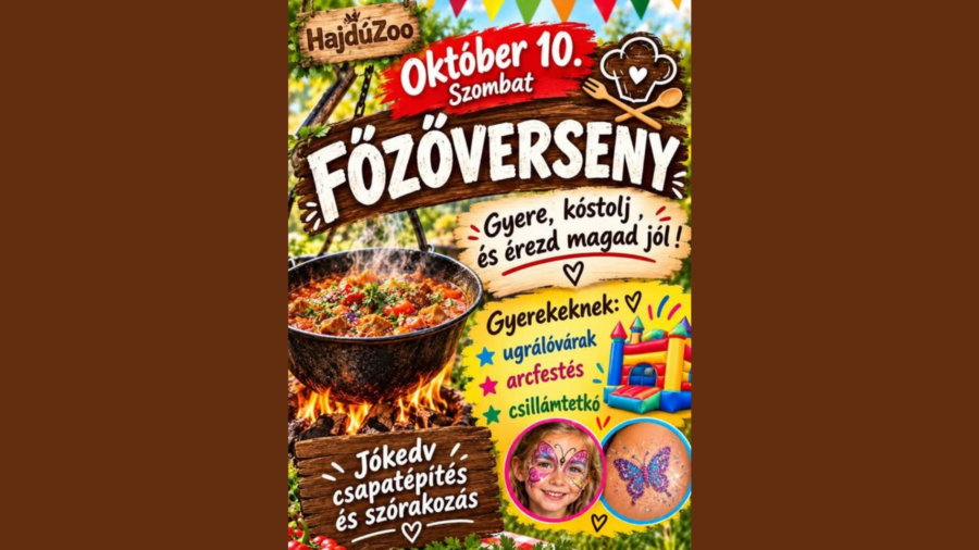 Főzőverseny a HajdúZoo-ban